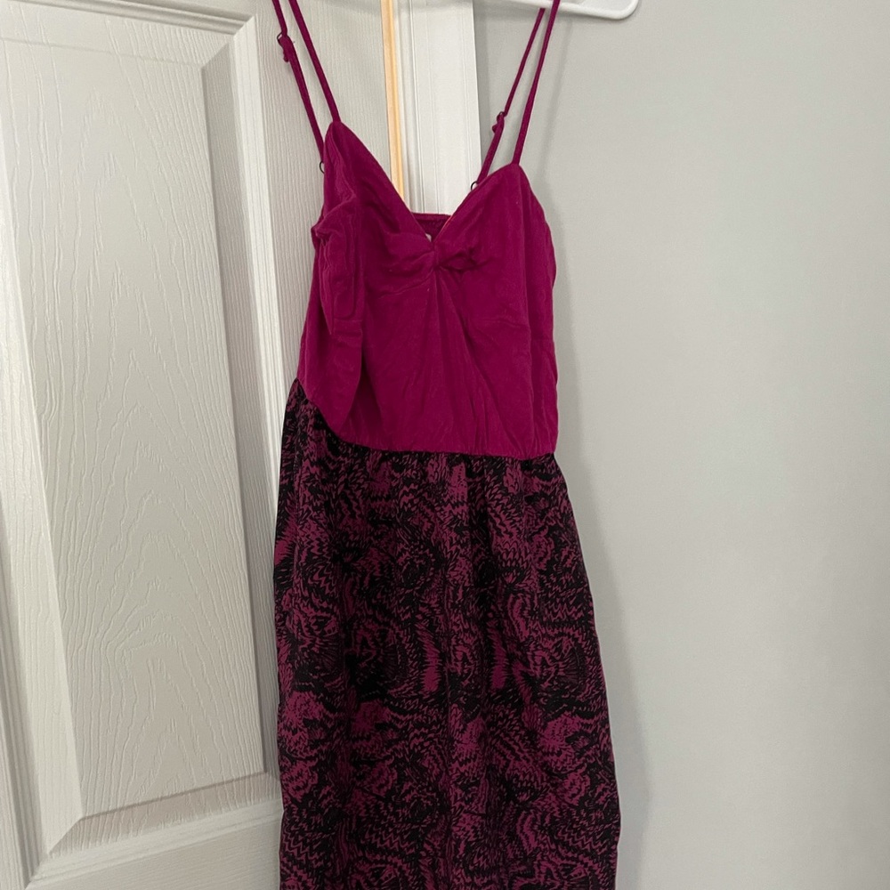 Pink and Black Silence and Noise Dress